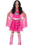 Déguisement Wonder Woman rose fille