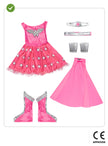 Déguisement Wonder Woman rose fille