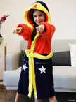 Peignoir Wonder Woman fille