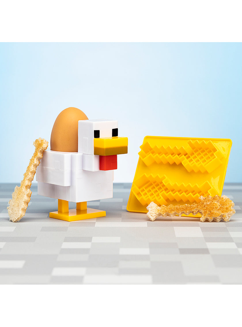 Coquetier et coupeur de tartine Poulet de Minecraft
