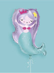 Ballon aluminium (74 cm) sirène - Sirène sous l’Océan