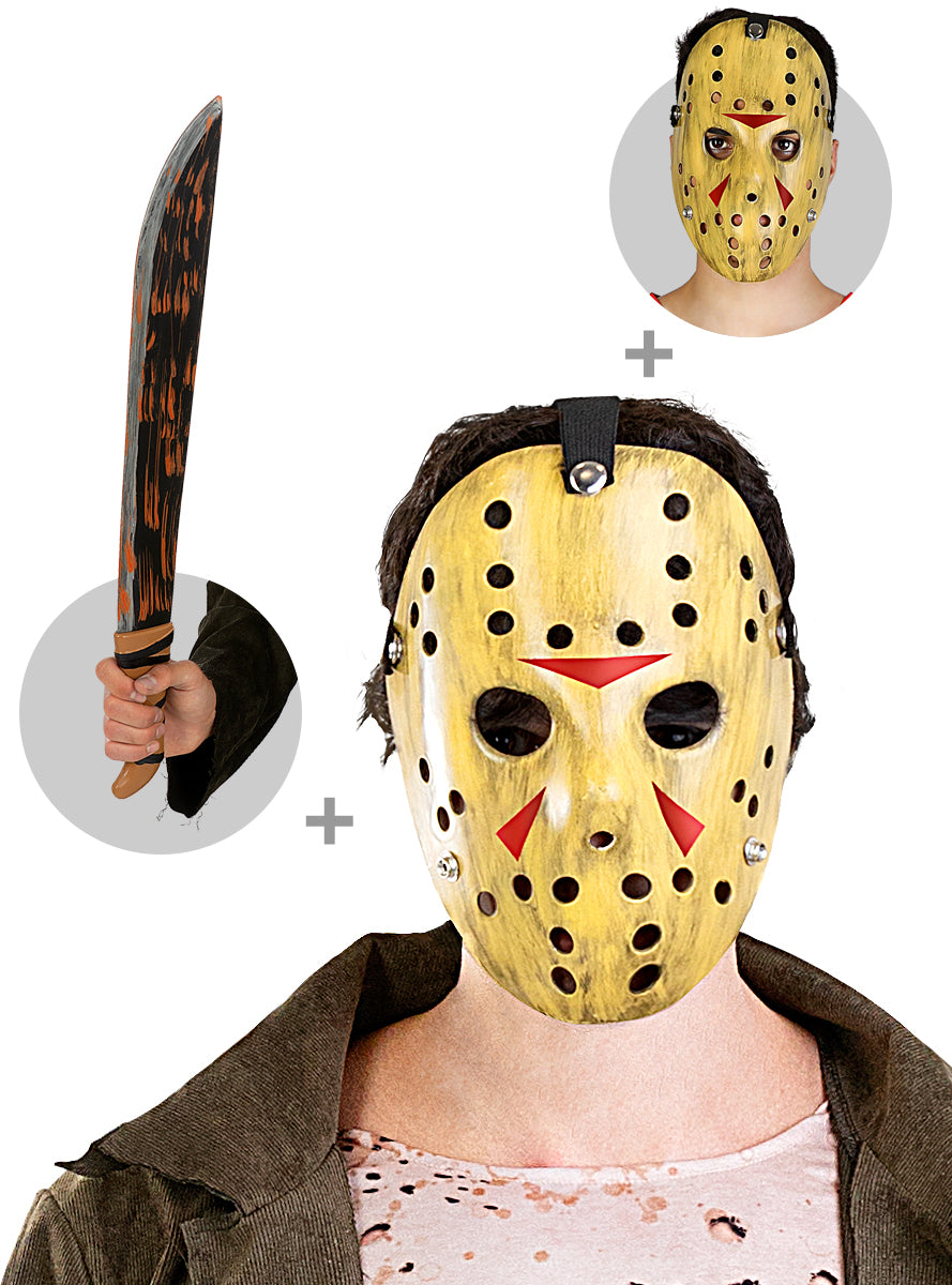 Kit machette et masque de Jason Vendredi 13