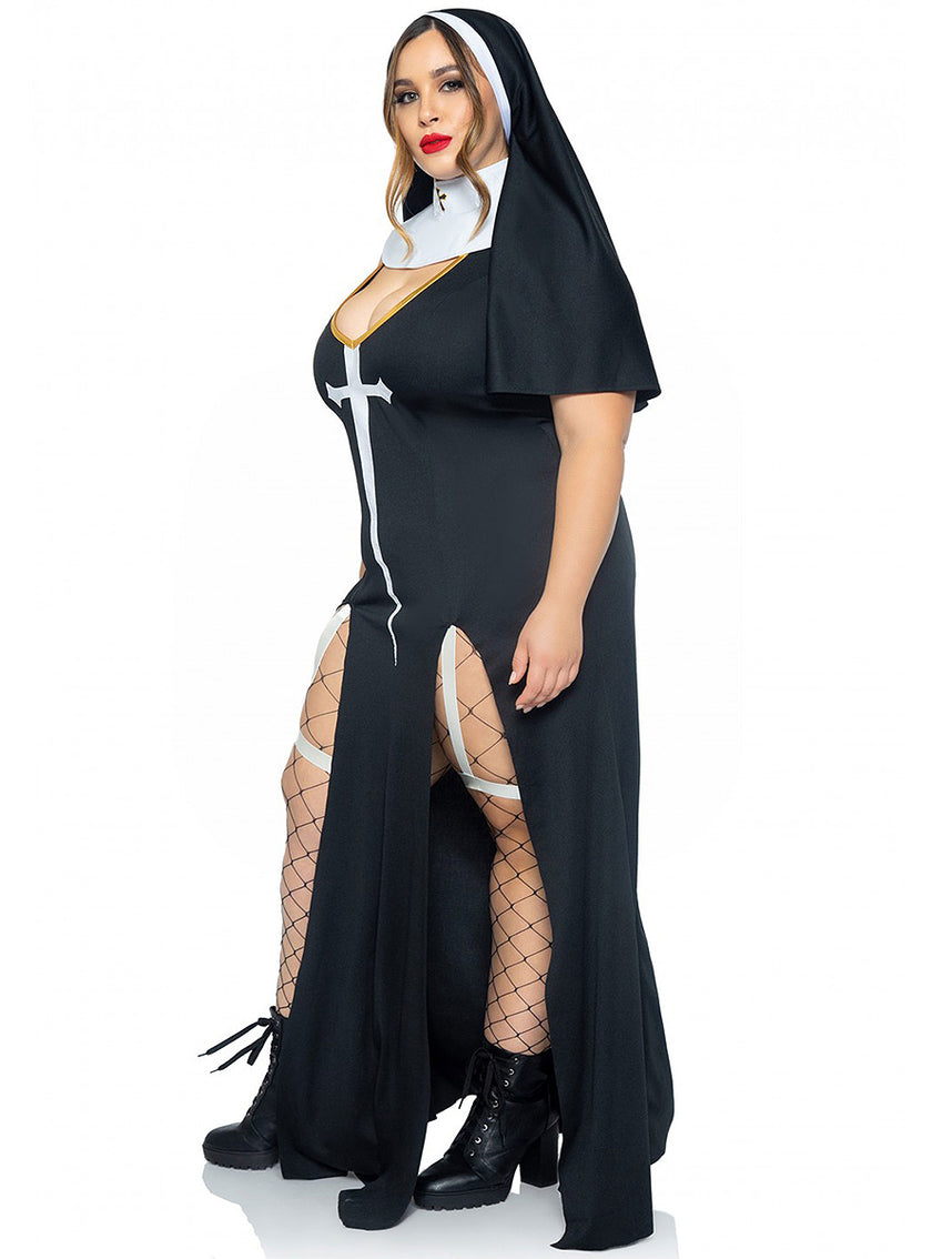 Déguisement nonne sexy femme grande taille