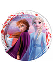 8 assiettes La reine des neiges 2 (23cm)