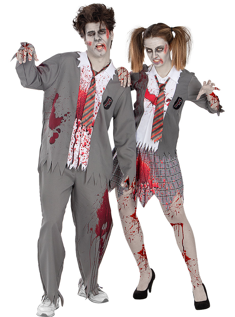 Déguisement étudiant zombie homme
