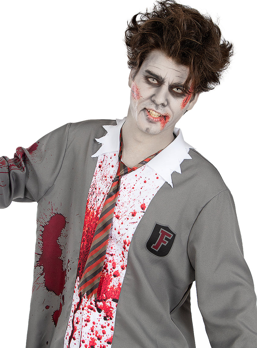 Déguisement étudiant zombie homme