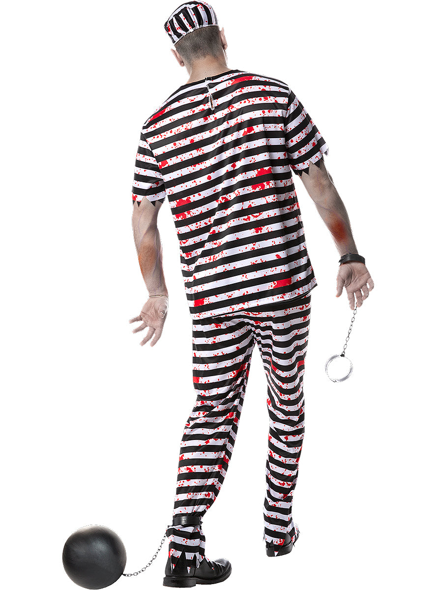 Déguisement prisonnier zombie homme