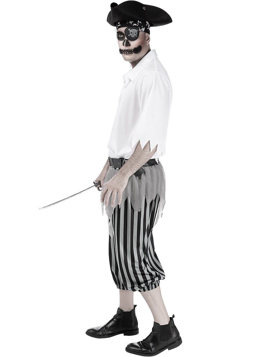 Déguisement pirate zombie homme
