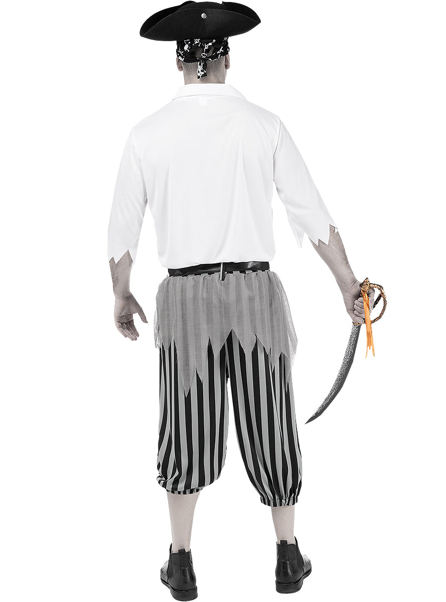 Déguisement pirate zombie homme