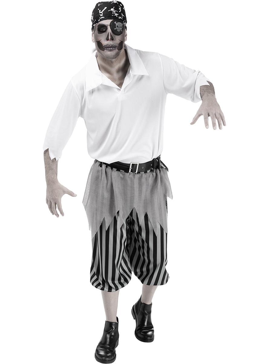 Déguisement pirate zombie homme