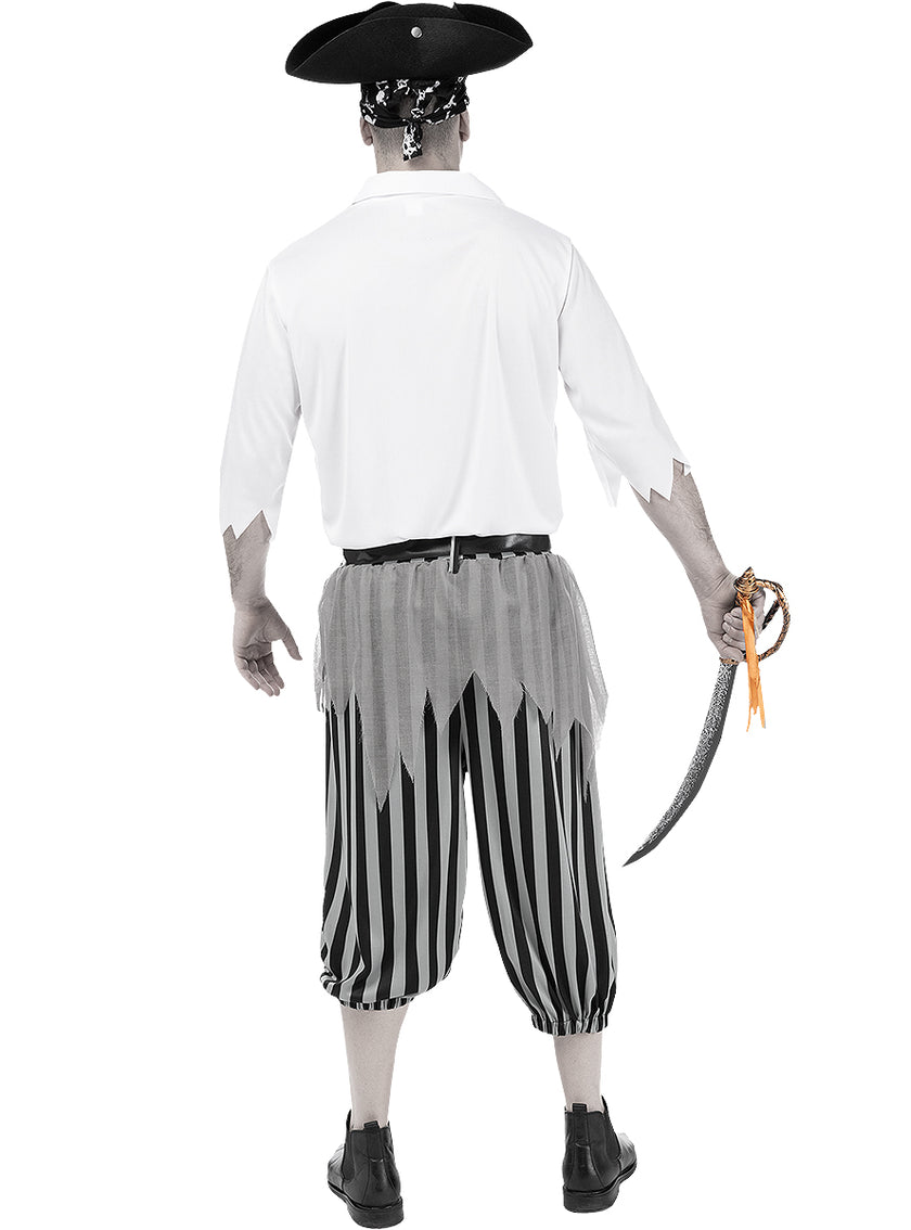 Déguisement pirate zombie homme