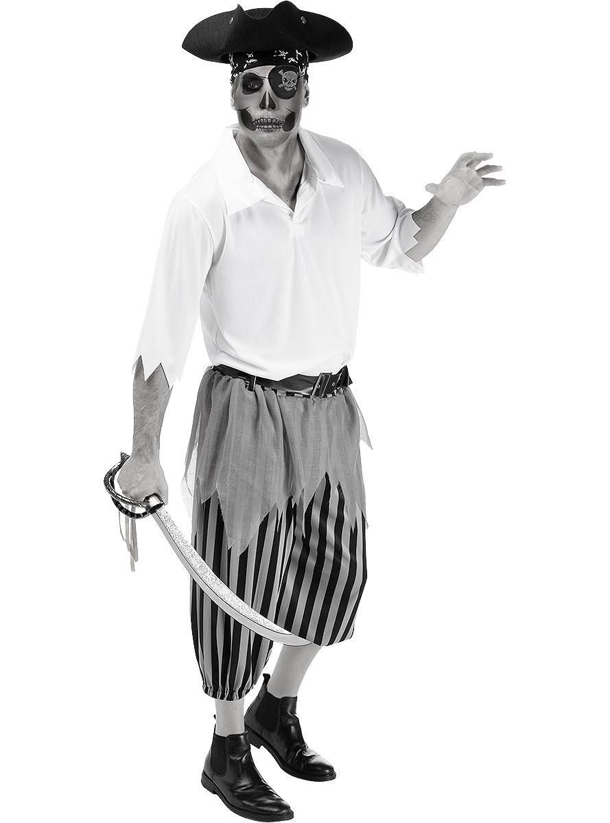 Déguisement pirate zombie homme