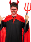 Cape diable rouge adulte