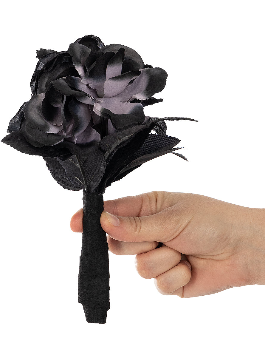 Bouquet de fleurs noir