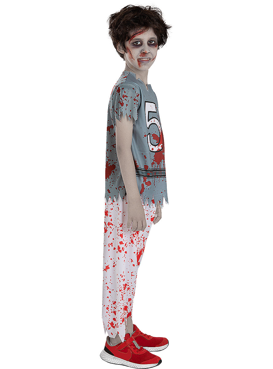 Déguisement footballeur américain zombie garçon
