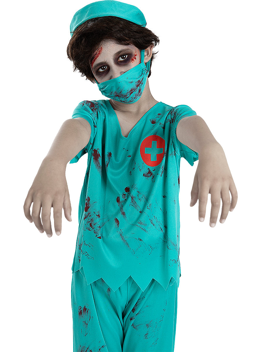 Déguisement docteur zombie garçon