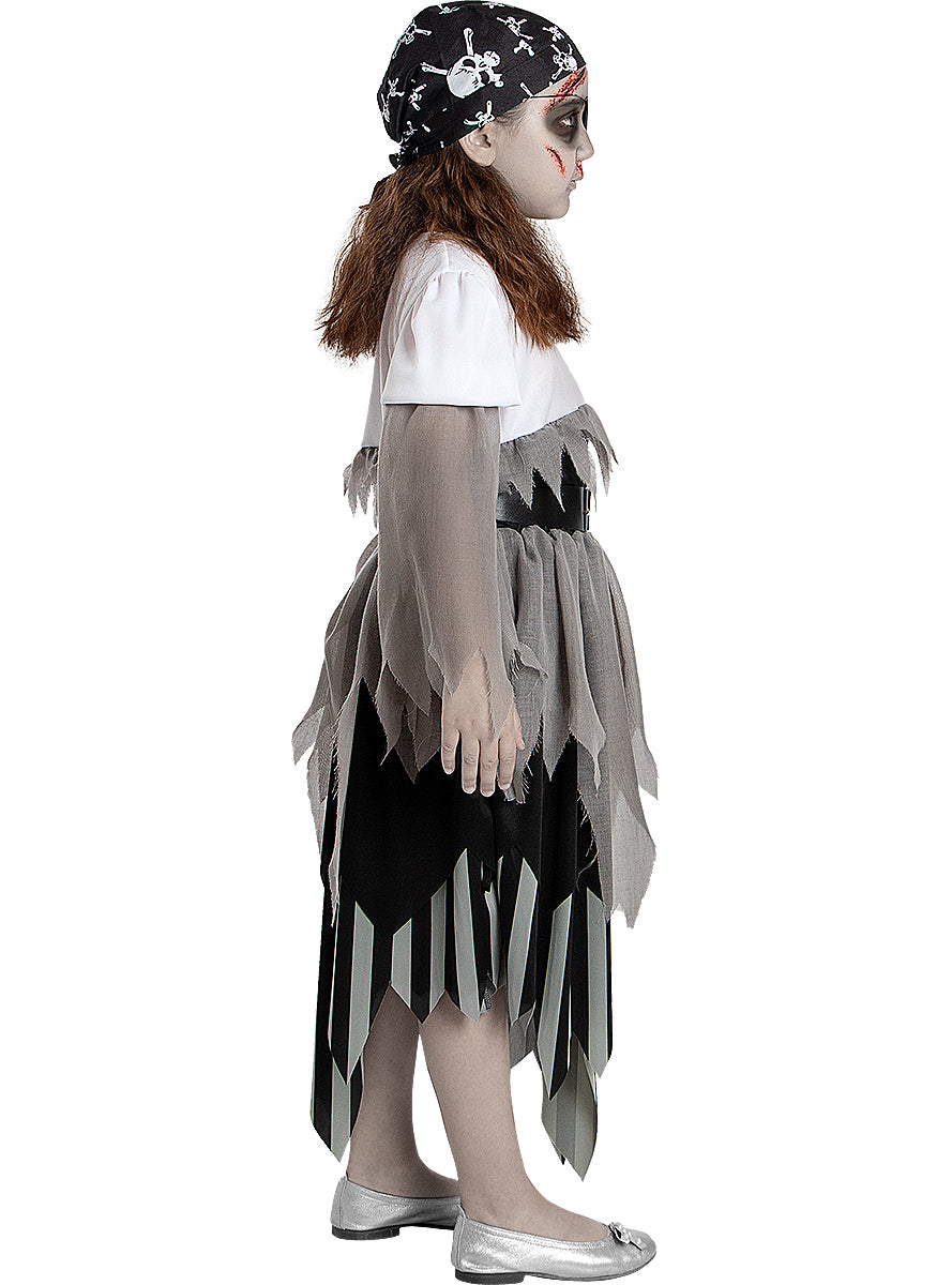Déguisement pirate zombie fille