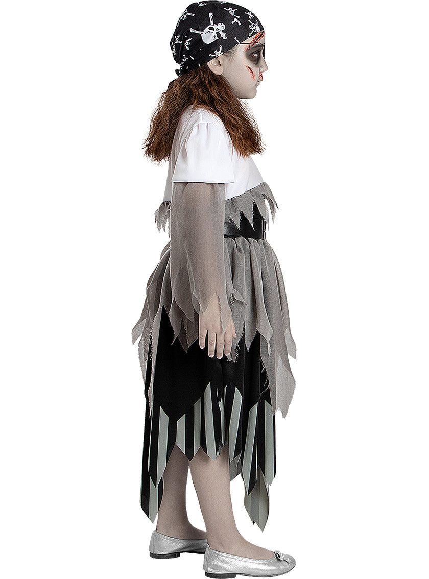 Déguisement pirate zombie fille
