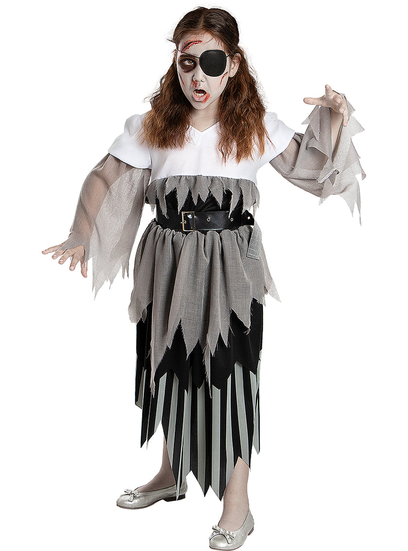 Déguisement pirate zombie fille