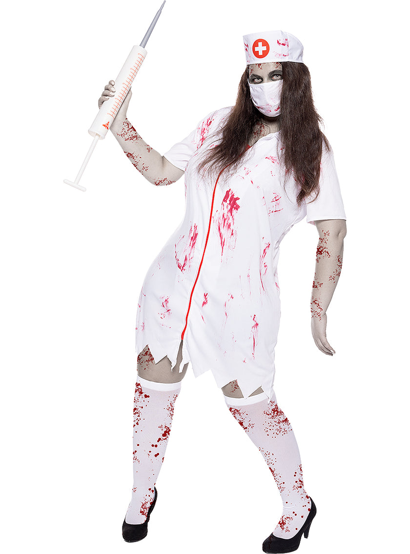 Déguisement infirmière zombie femme grande taille