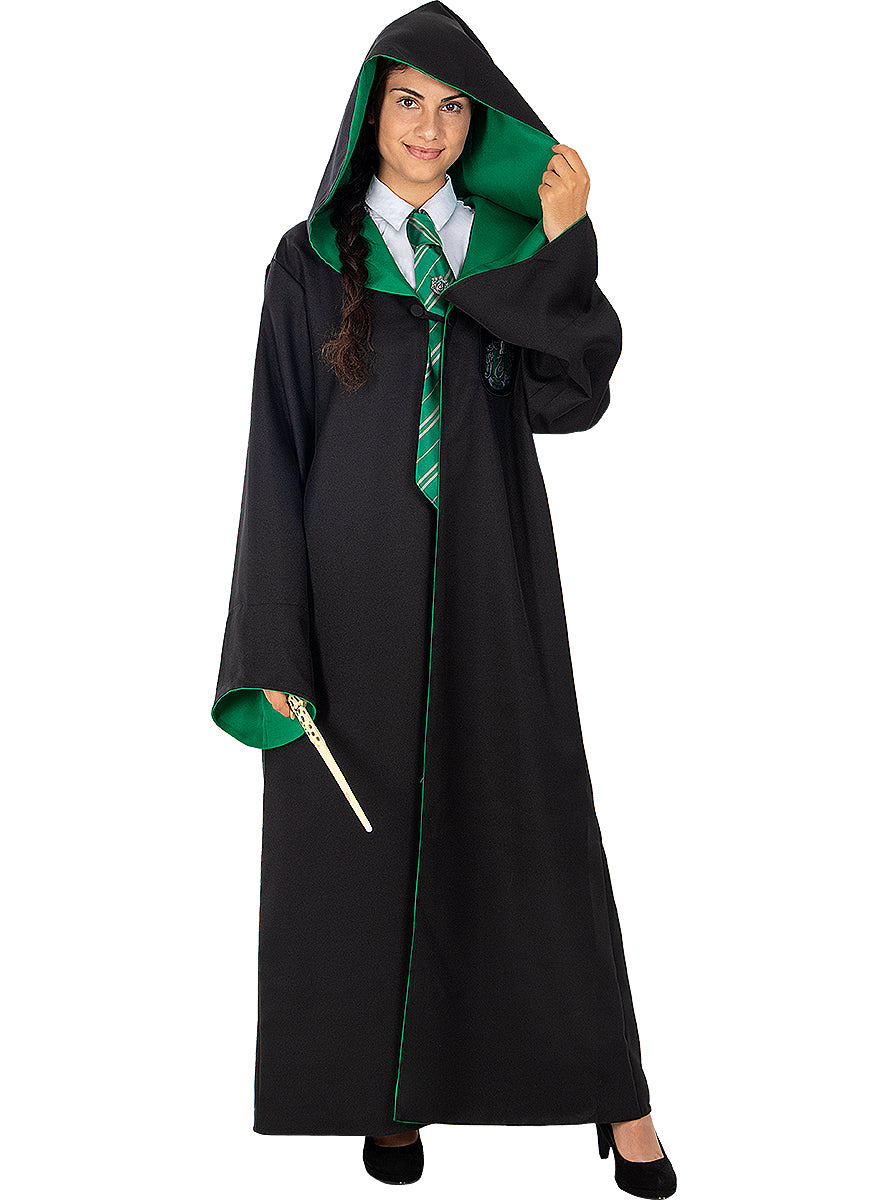 Cravate avec pin's Serpentard - Harry Potter
