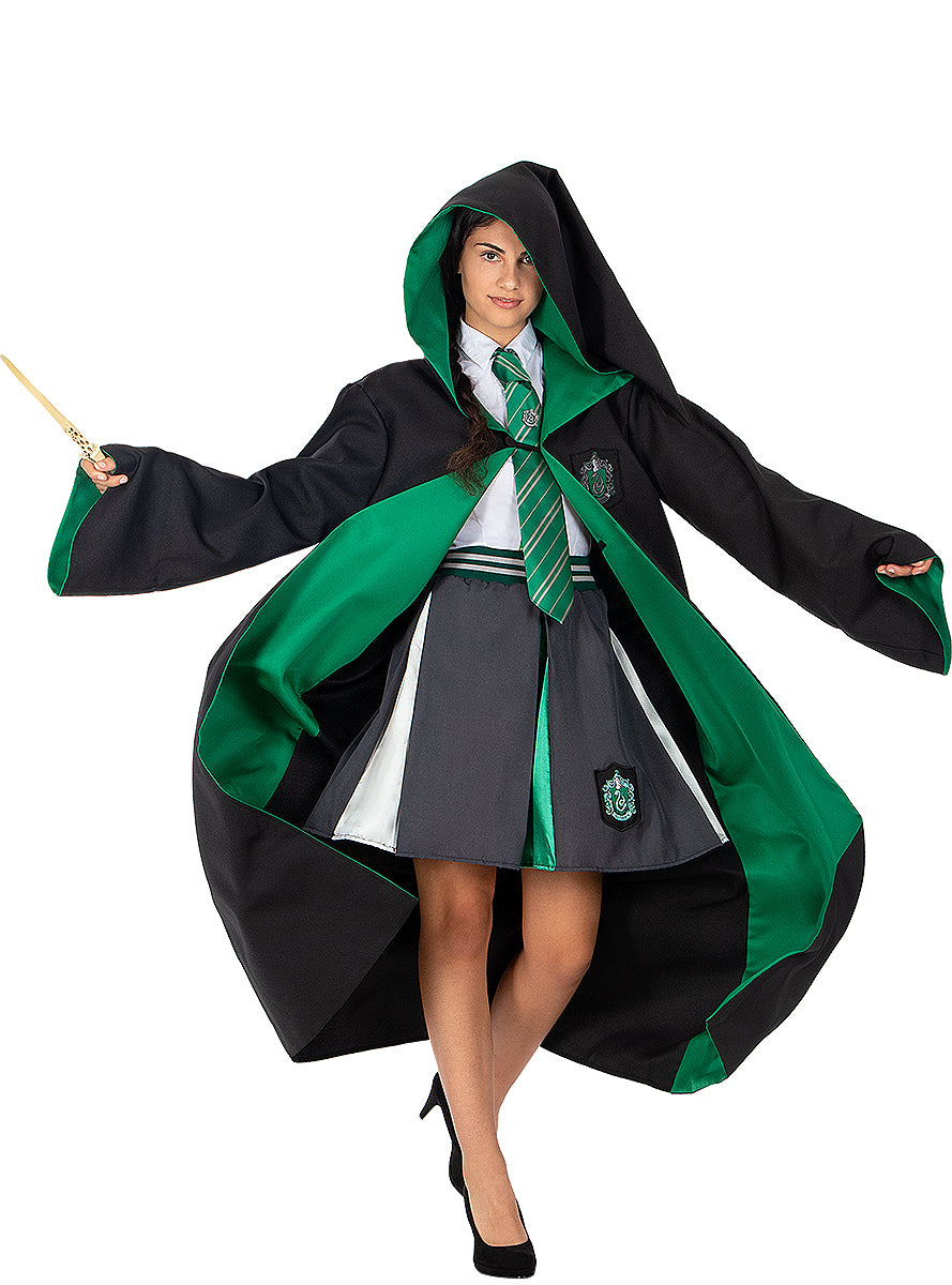 Cravate avec pin's Serpentard - Harry Potter