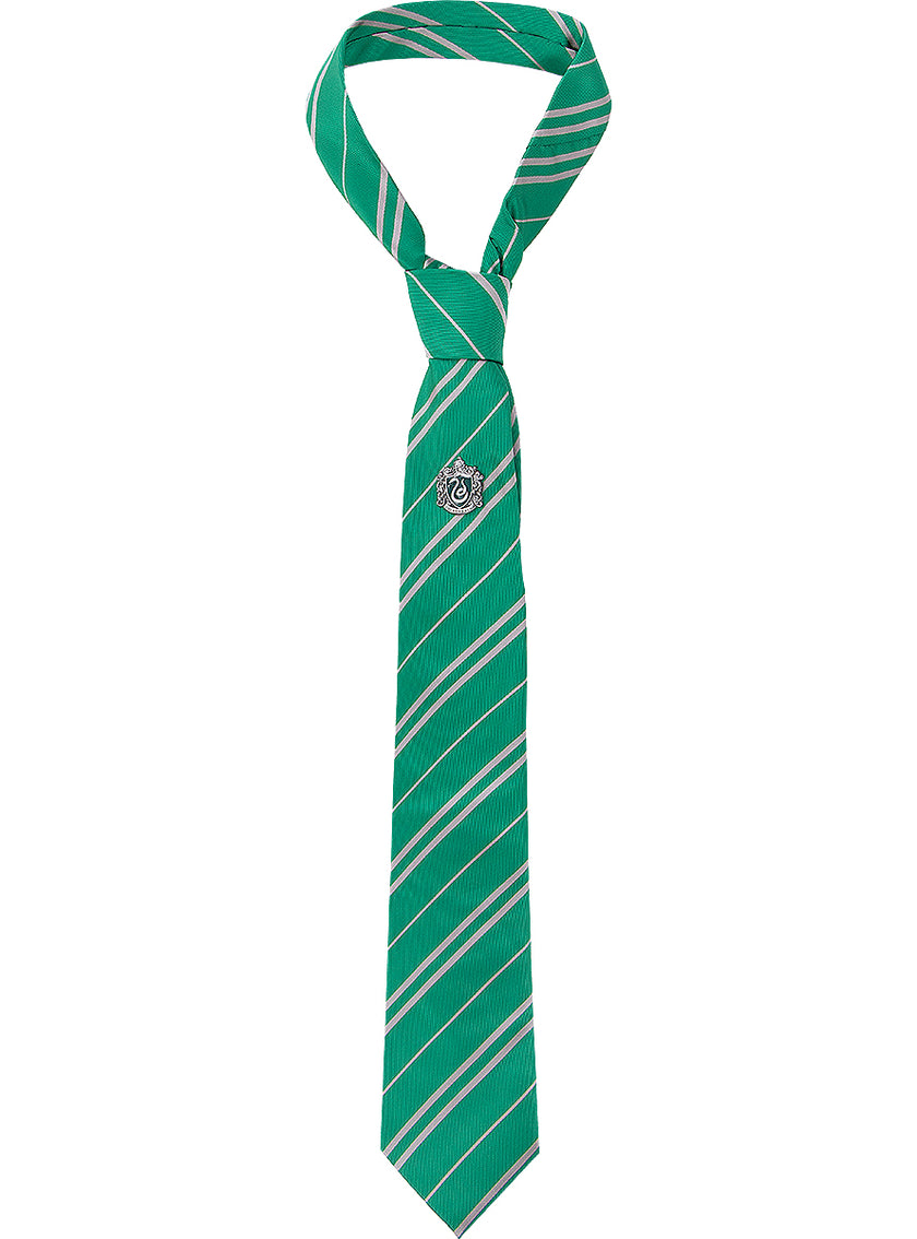Cravate avec pin's Serpentard - Harry Potter