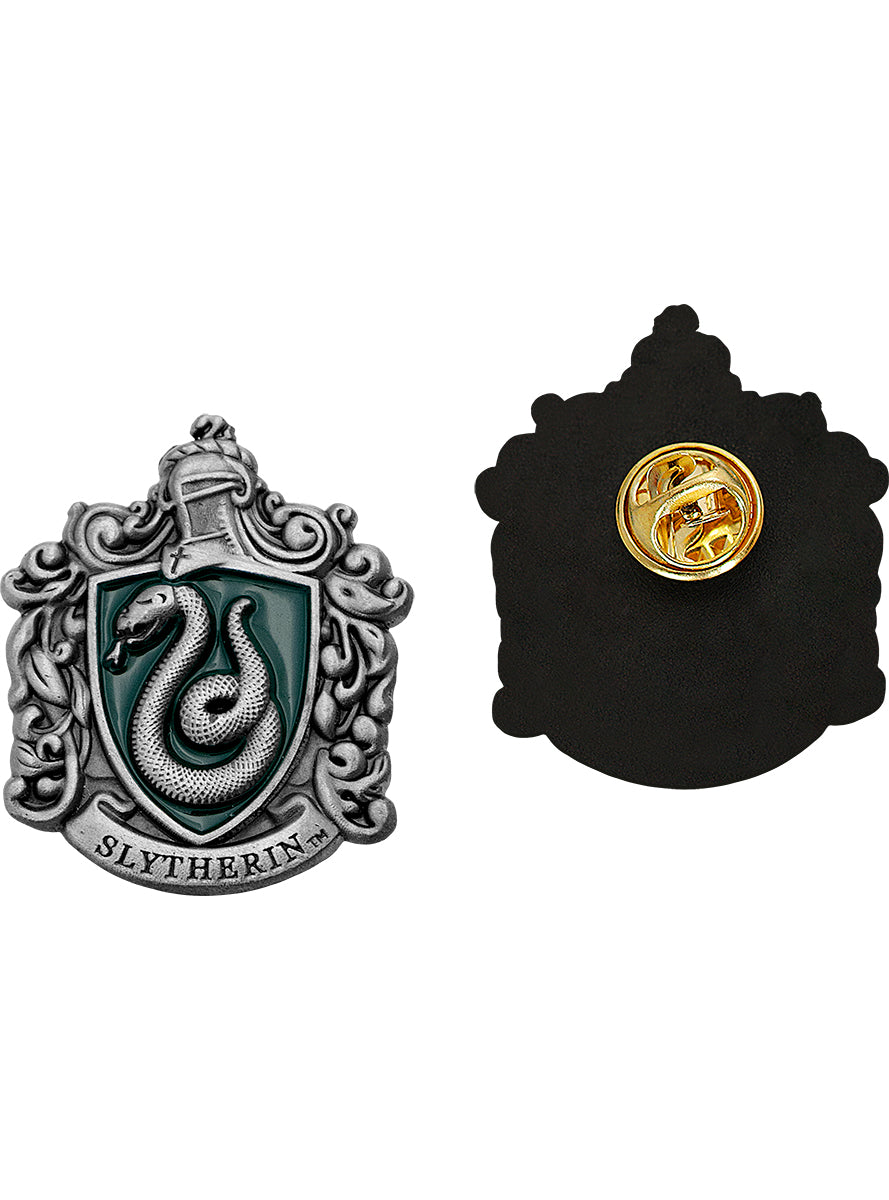 Cravate avec pin's Serpentard - Harry Potter