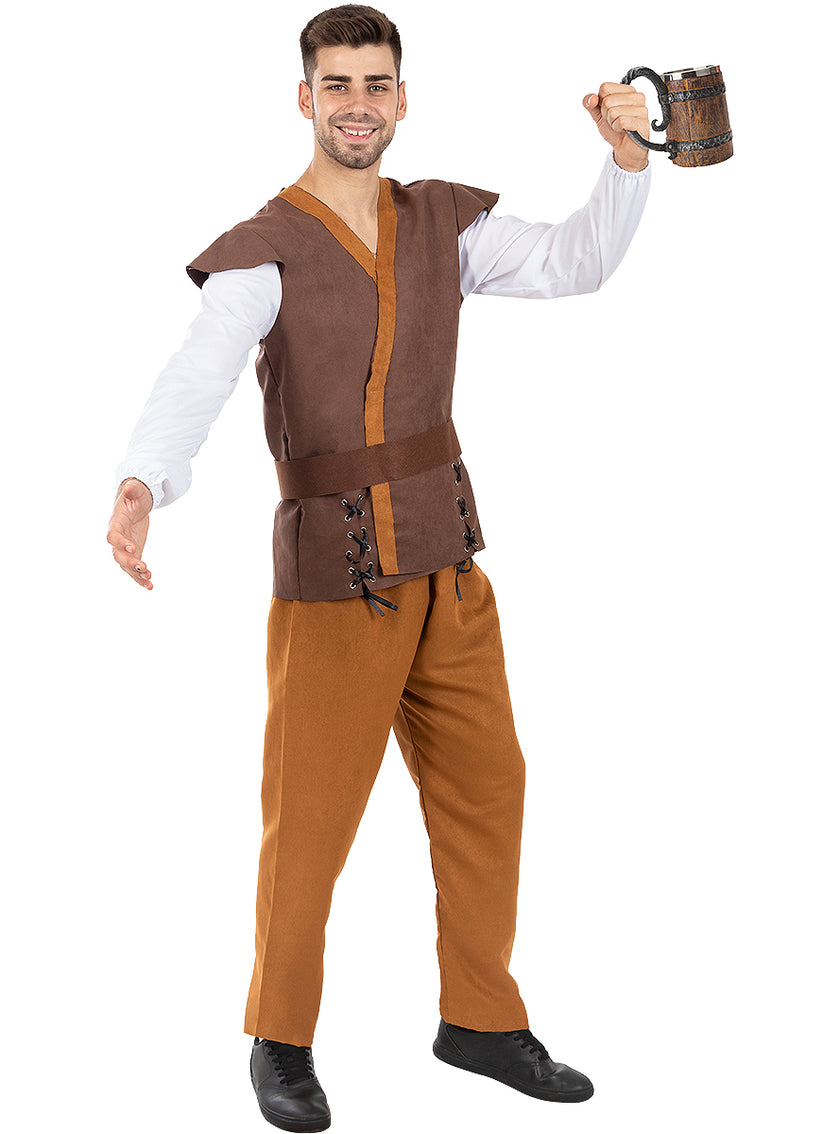 Déguisement aubergiste médiéval homme