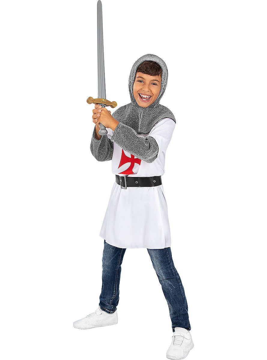 Déguisement chevalier templier garçon