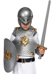 Casque, bouclier et armure médiévale enfant