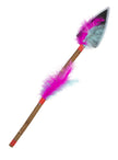 Lance dindien avec plumes