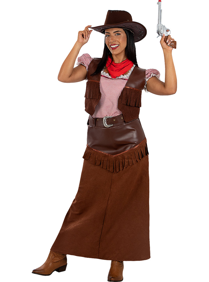 Déguisement Cowboy Deluxe femme