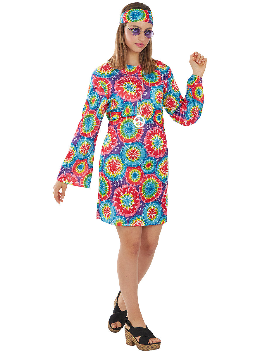Déguisement Hippie des années 60's femme