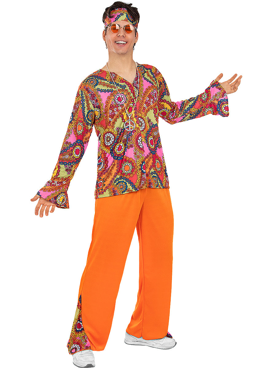 Déguisement Hippie joyeux homme