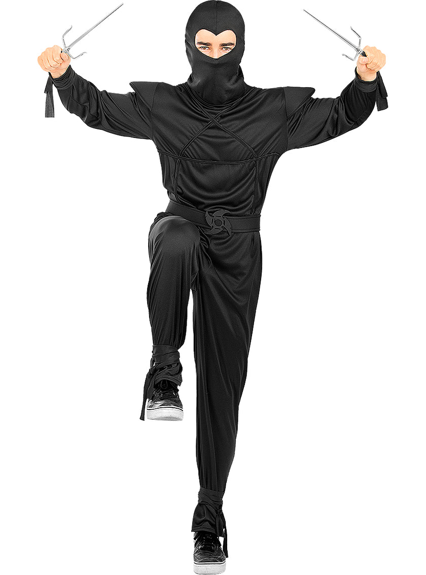 Déguisement Ninja noir adulte