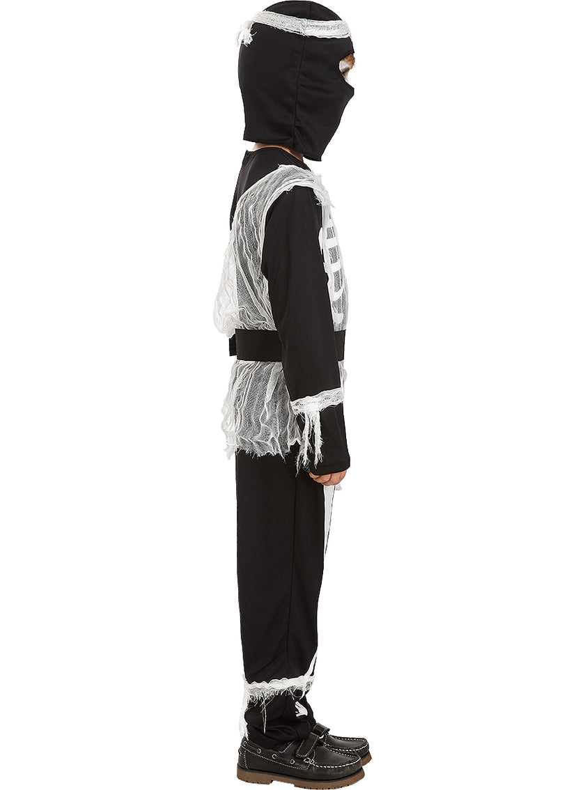Déguisement Ninja squelette zombie garçon