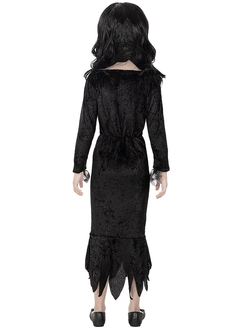 Déguisement Morticia Addams fille - La Famille Addams