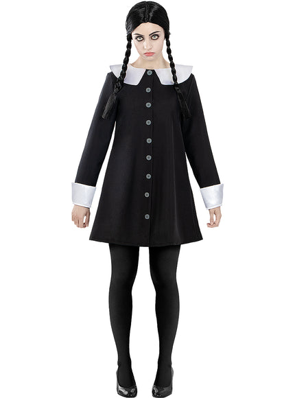 Déguisement Mercredi Addams femme - La Famille Addams