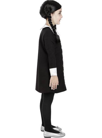 Déguisement Mercredi Addams fille - La Famille Addams