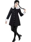 Perruque Mercredi Addams femme - La Famille Addams