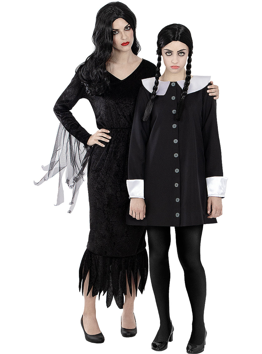 Perruque Mercredi Addams femme - La Famille Addams