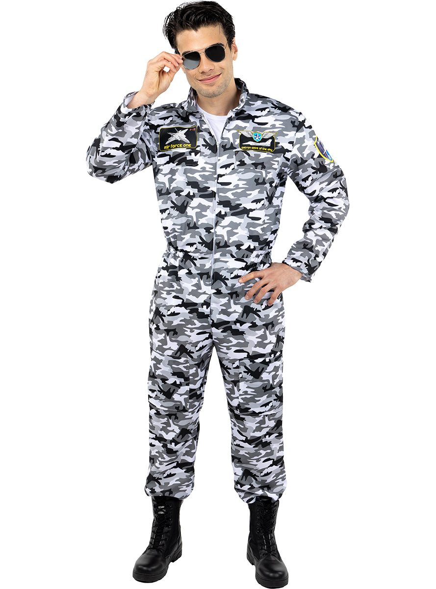 Déguisement pilote de chasse homme