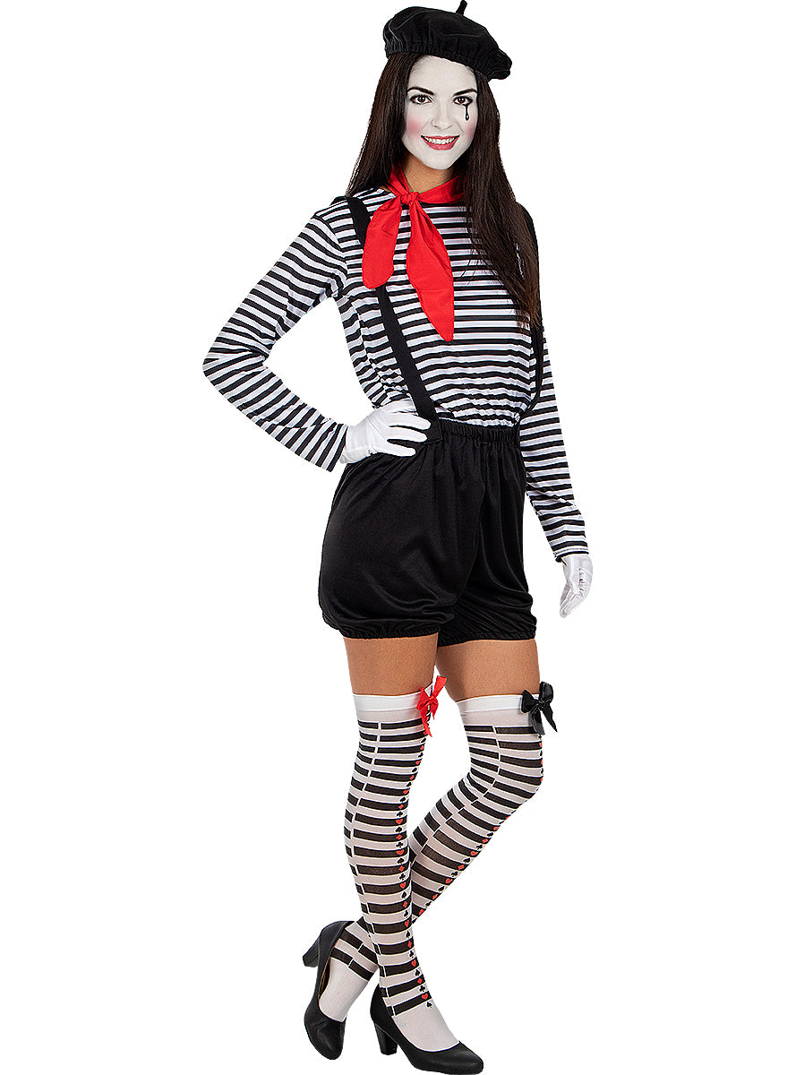 Déguisement mime femme