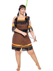 Déguisement indienne femme Deluxe grande taille
