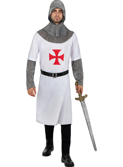 Déguisement chevalier des templiers homme grande taille
