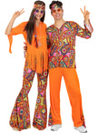 Déguisement Hippie joyeux homme grande taille