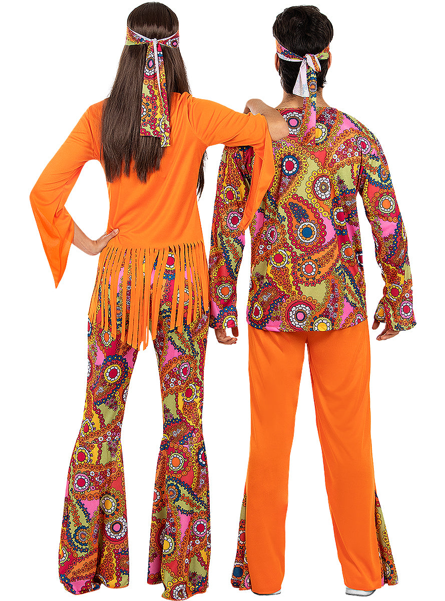 Déguisement Hippie joyeux homme grande taille