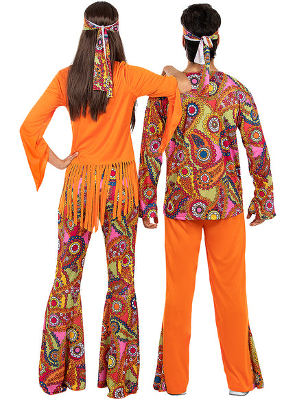 Déguisement Hippie joyeux homme grande taille