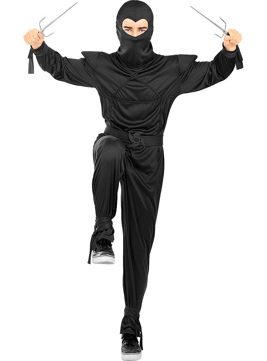 Déguisement Ninja noir adulte grande taille